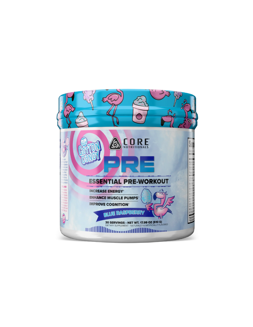 Core Nutritionals Essential Pre-Entreno 30 Porciones Blue Raspberry