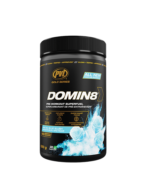 Pure Vita Labs Domin8 Pre - Entreno - (Artic Blue Slush)