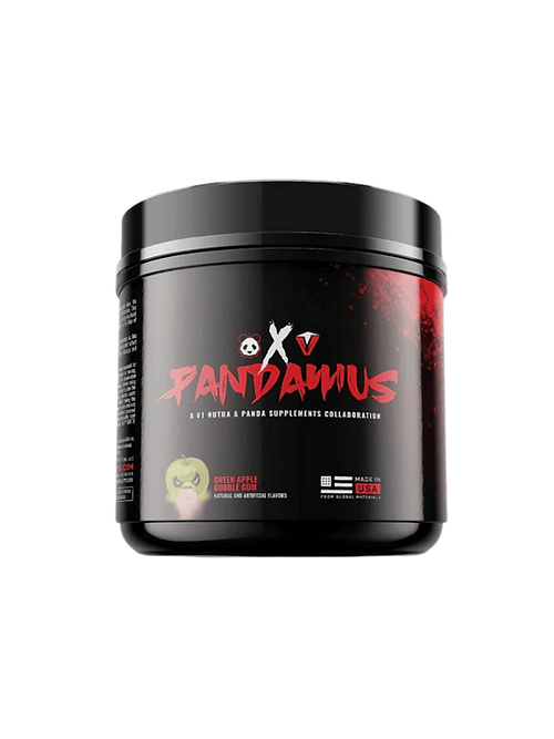 Panda Pandamus Pre - Entreno Level Ii 40 Porciones Green Apple Bubble Gum
