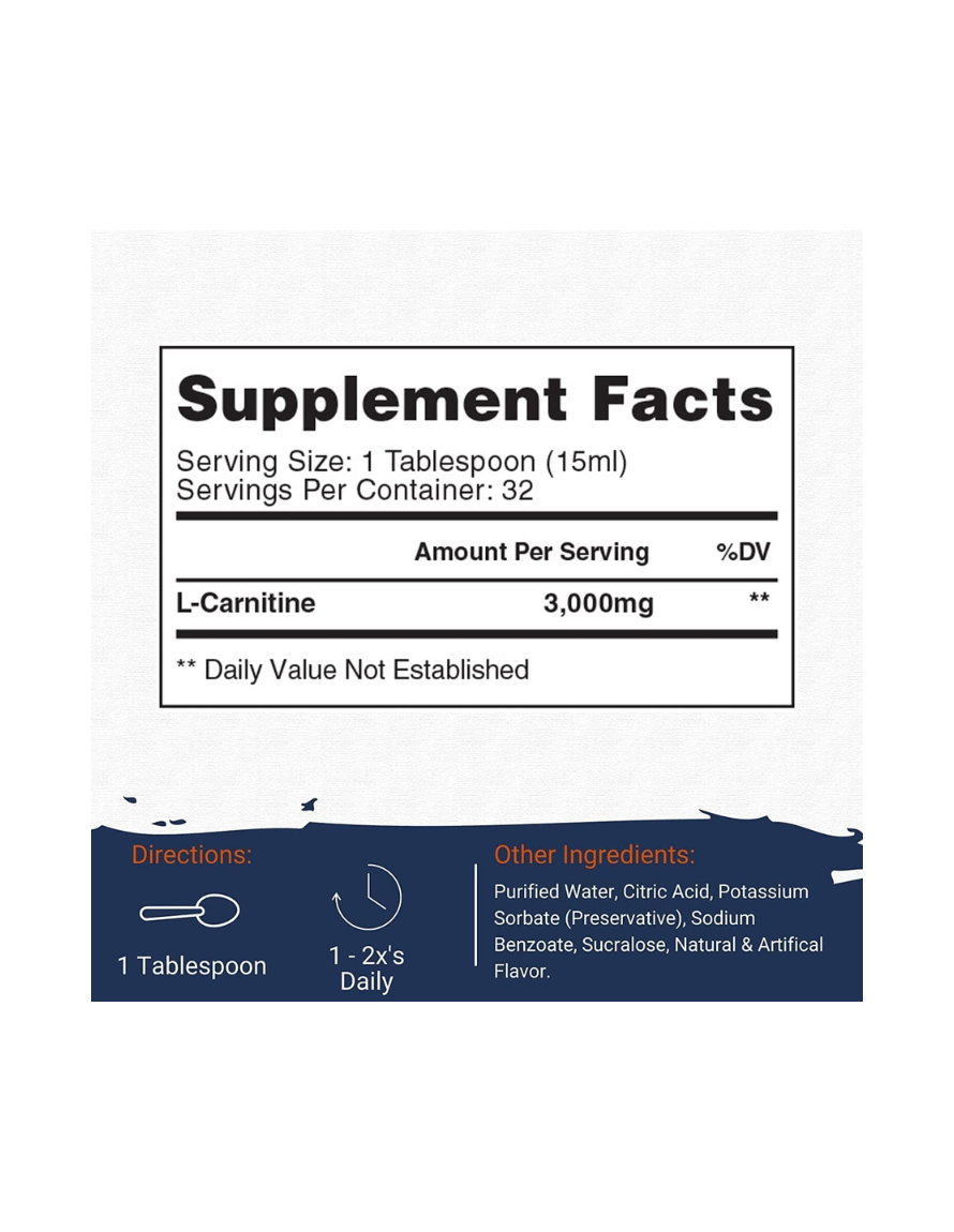 Gaspari Nutrition L Carnitine Liquid 3000 16 Onzas Tamarindo