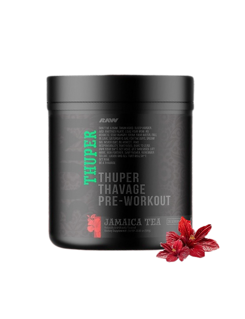 Raw Thuper Thavage Pre - Entreno 20 Porciones Jamaica