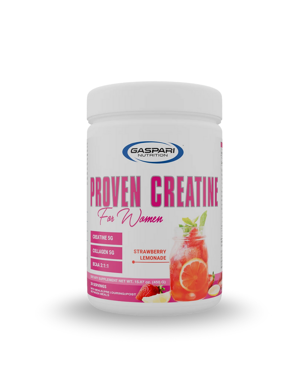 Gaspari Nutrition Creatina For Women 30 Porciones Strawberry Lemonade