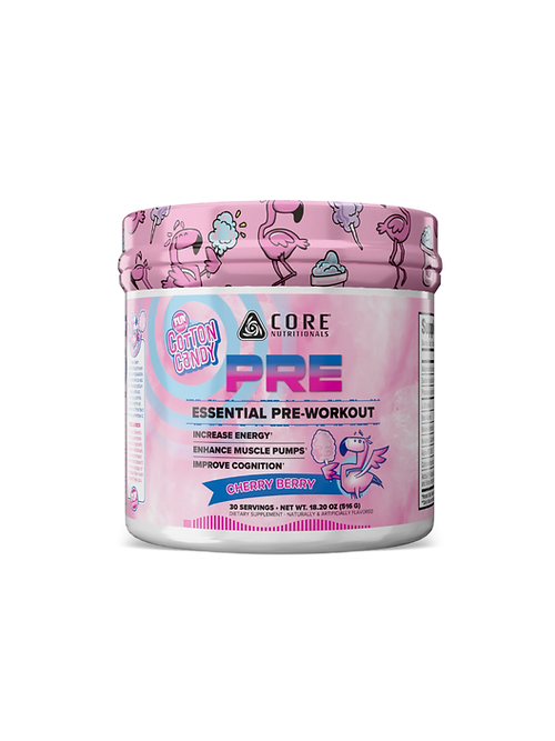 Core Nutritionals Essential Pre-Entreno 30 Porciones Cherry Berry