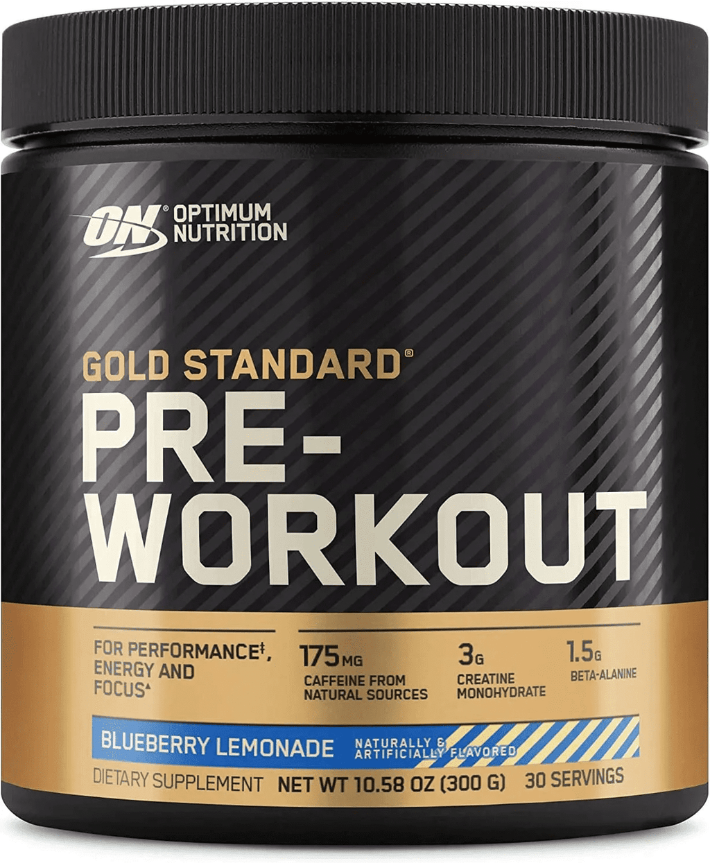 Optimum Nutrition Gold Std Pre - Entreno 30 Porciones Blueberry Lemonade