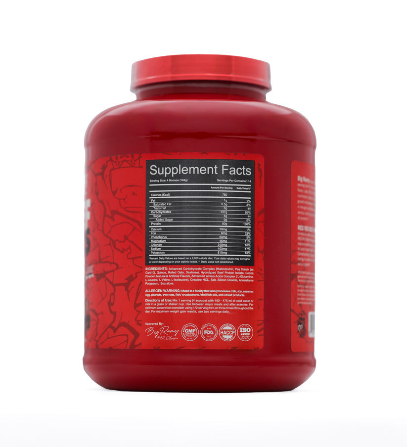 Red Rex Beef Mass Plus 6 Libras Vanilla