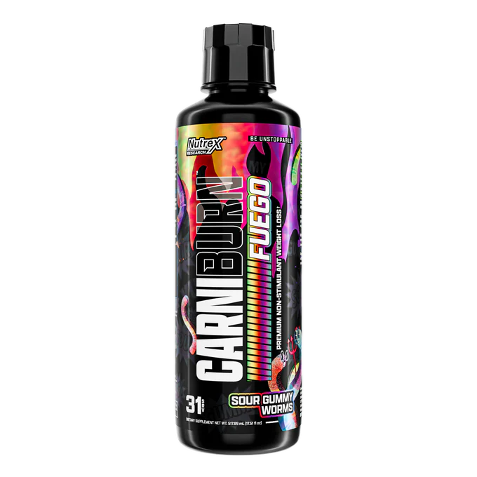 Nutrex Research Research Carniburn 31 Porciones Sour Gummy Worms