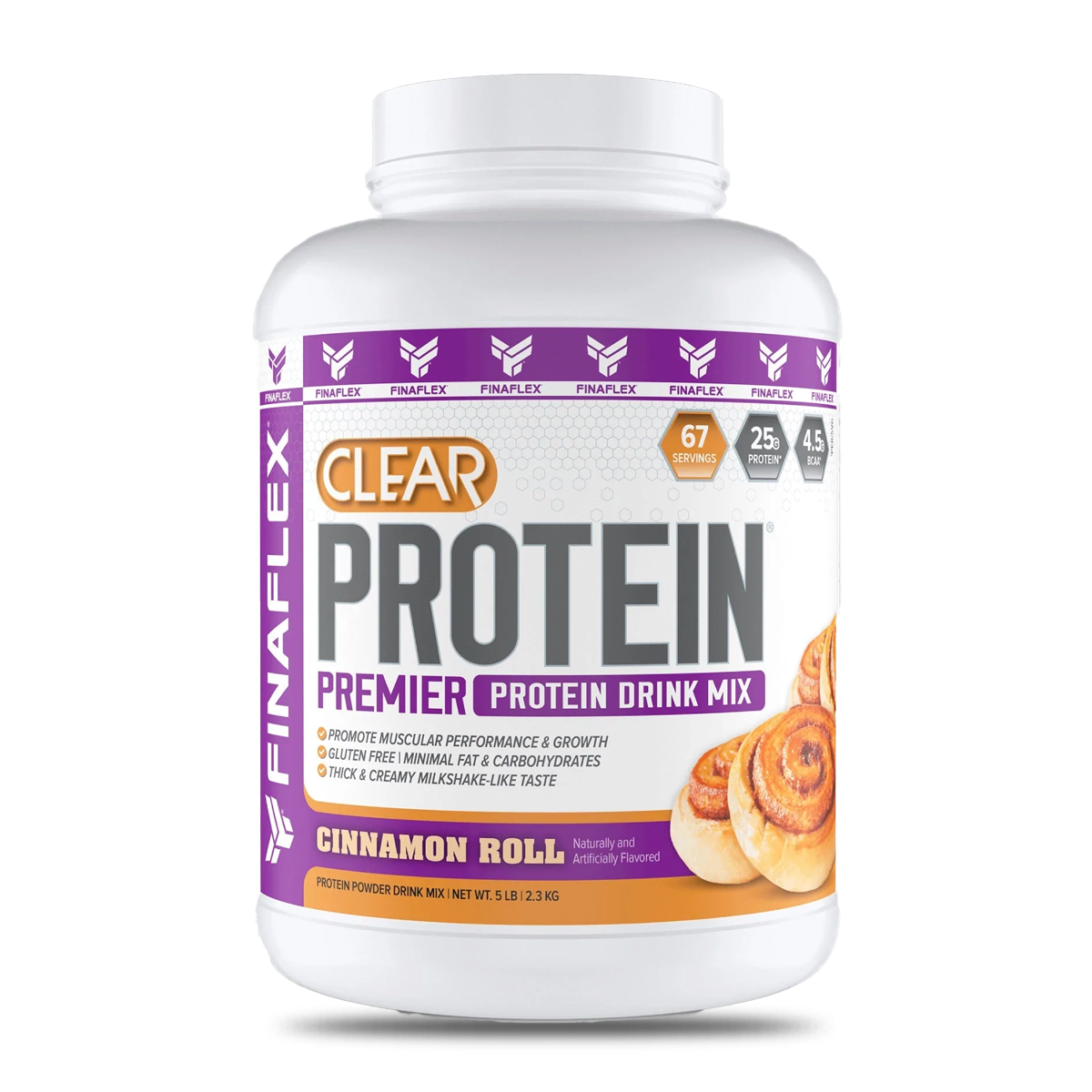 Finaflex Clear Protein 5 Libras Frosted Cinnamon Roll