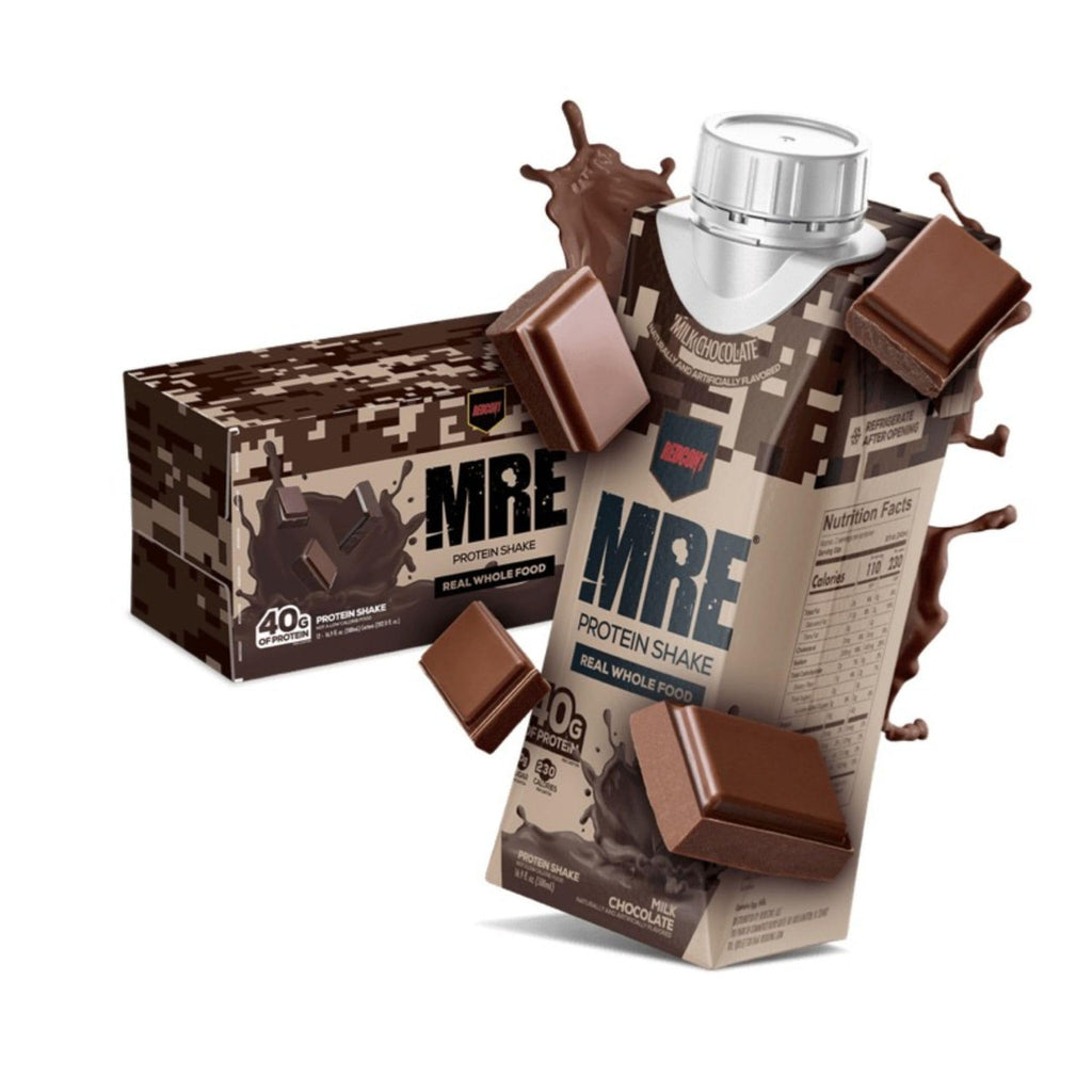 Redcon1 Mre Protein Shake 16 Onzas 12 Paquete Milk Chocolate