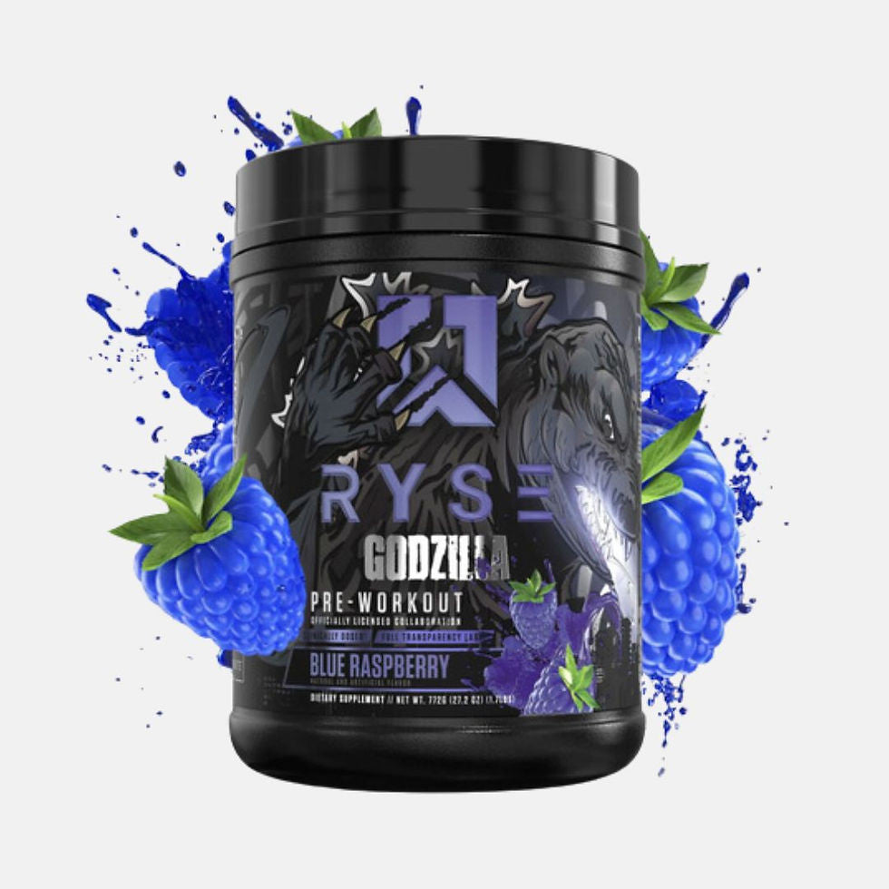 Ryse Pre - Entreno Godzilla 40 Porciones Blue Raspberry