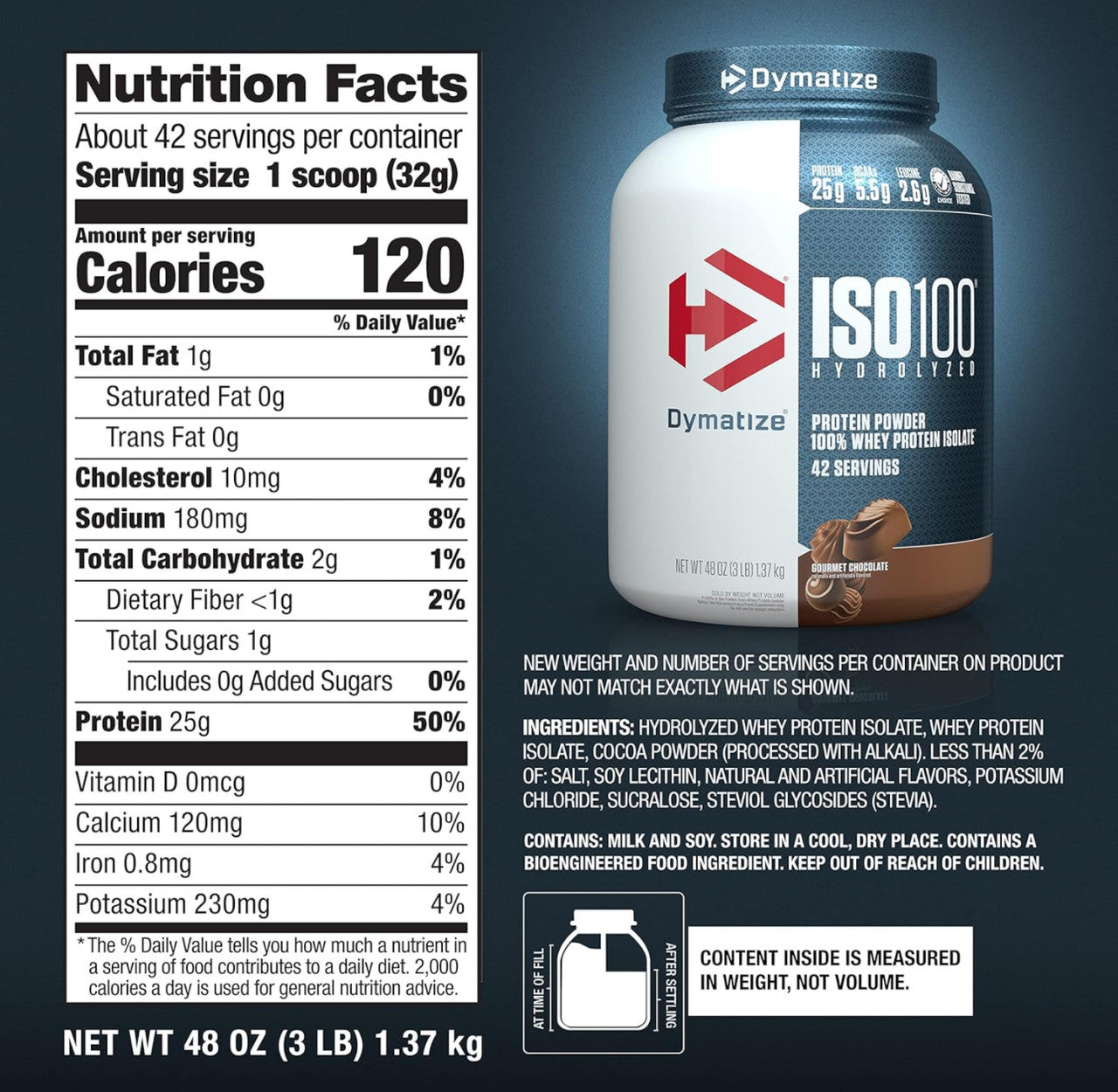 Dymatize Iso 100 3 Libras Chocolate Gourmet