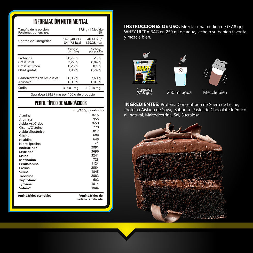 Bhp Whey Ultra Bag 5 lb Chocobrownie