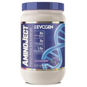 Evogen Aminoject 30 Porciones Blue Raspberry
