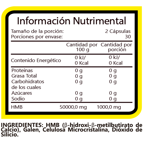 Bhp HMB 60 Cápsulas