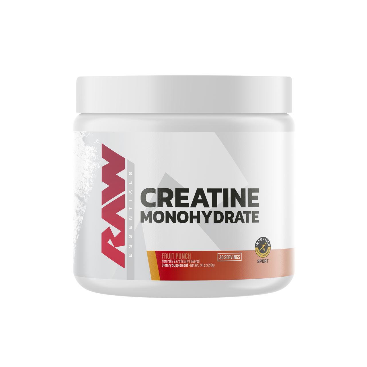 Raw Creatine Monohydrate 30 Porciones Fruit Punch