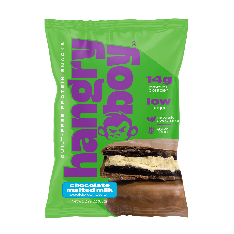 Hangry Boy 65 Grs 12 Paquete Chocolate Malted Milk