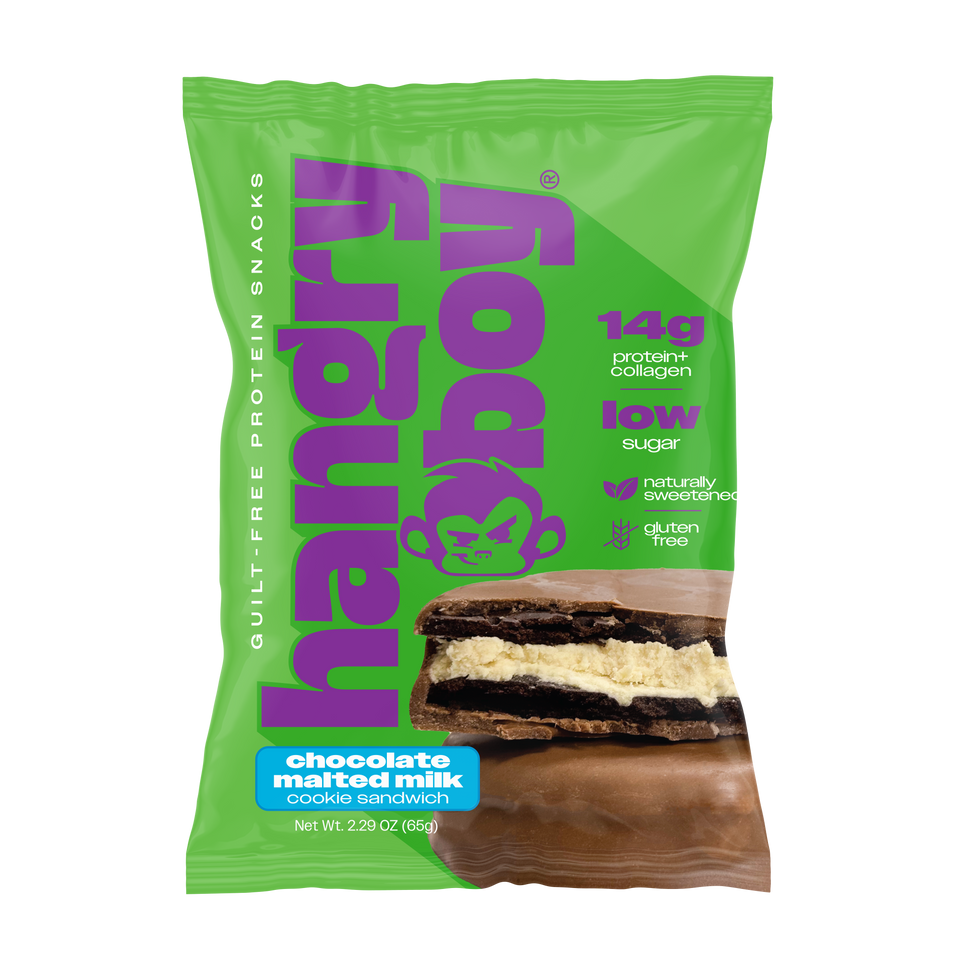 Hangry Boy 65 Grs 12 Paquete Chocolate Malted Milk