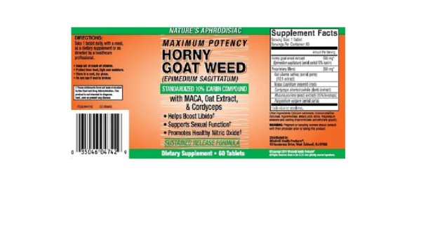 Whp Horney Goat Weed 60Ct