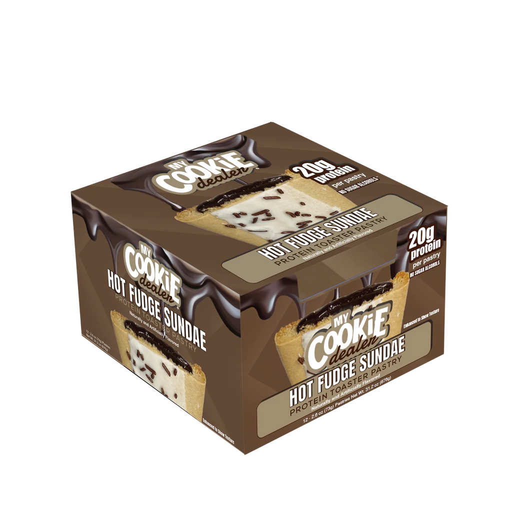 Raw My Cookie Toaster Pastry Frosted 12 Paquete Hot Fudge Sundae