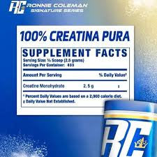 Ronnie Creatina Xs sin Sabor 1 Kilo 27