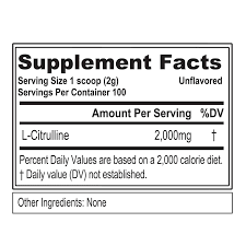 Evlution Nutrition L Citrulline 100 Porciones sin Sabor
