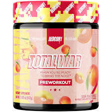 Redcon1 Total War Pre Work 30 Porciones Sour Peach Rings