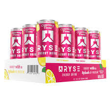 Ryse Energy Protein Drink 12 Onzas 12 Paquete Country Time Pink Lemonade