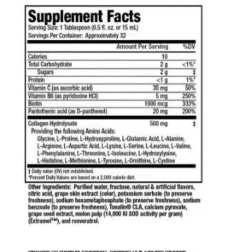 Whp Rejuvicare Liquid Collagen 16Oz Grape