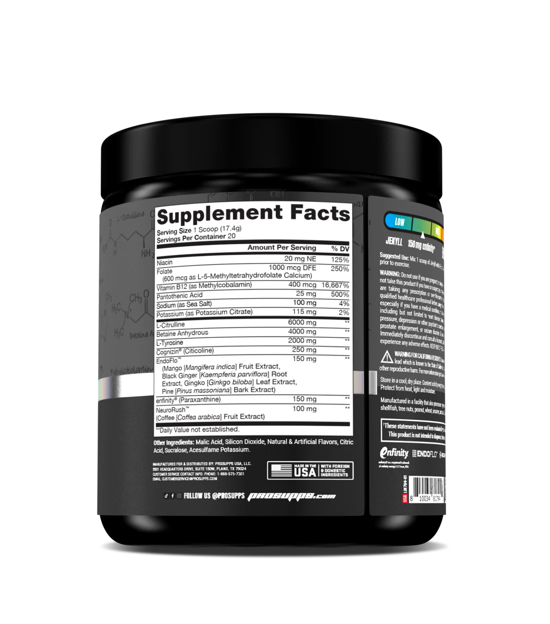 Prosupps Jekyll 20 Porciones Blackberry Lemonade