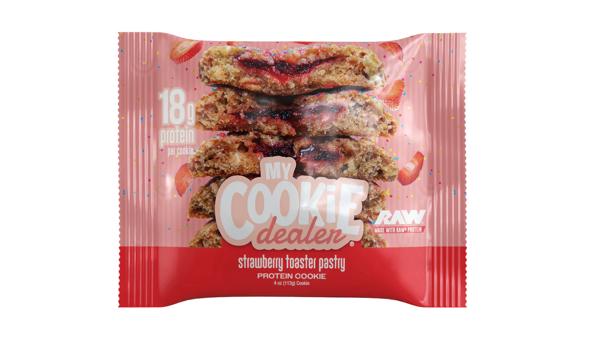 Raw My Cookie Dealer 113 g 12 Paquete Strawberry Toaster