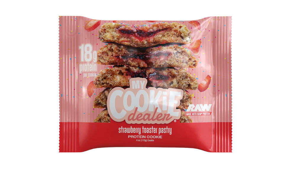 Raw My Cookie Dealer 113 g 12 Paquete Strawberry Toaster