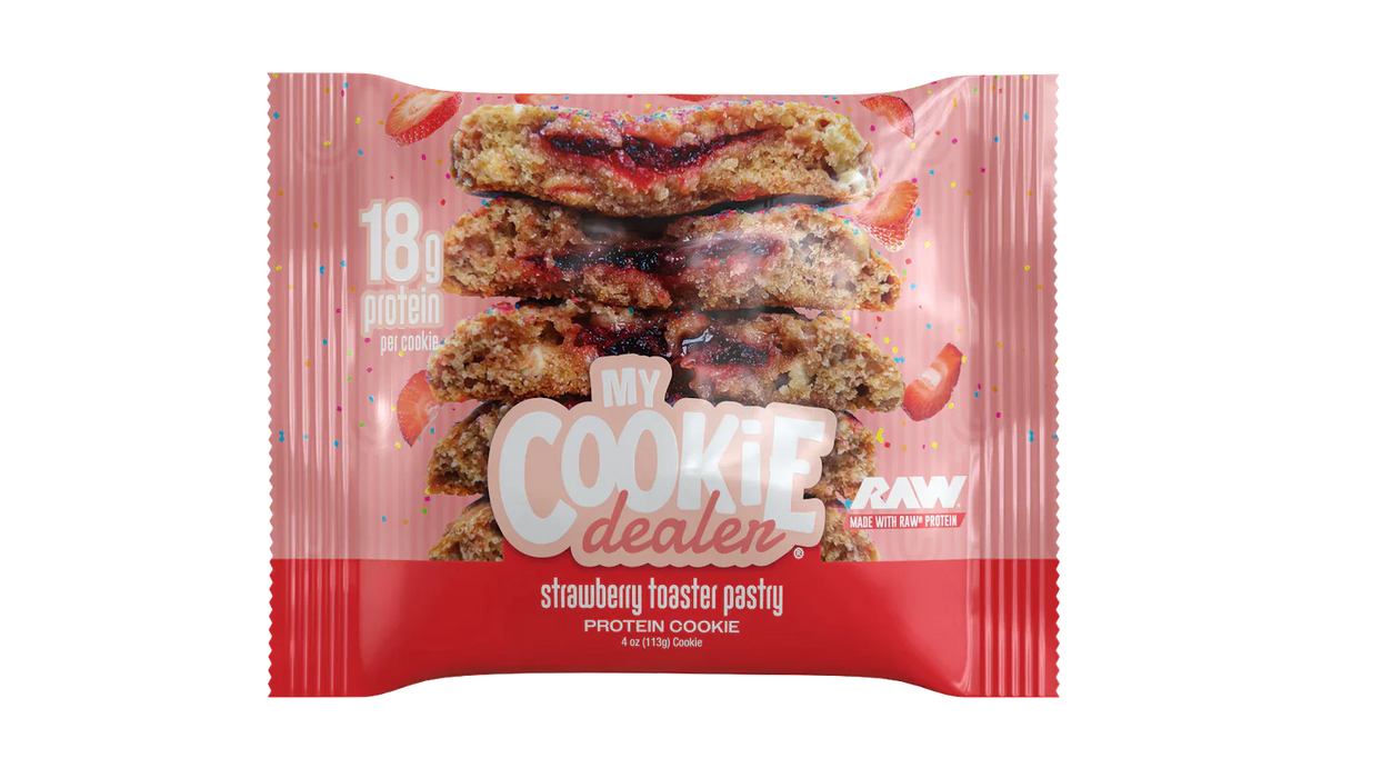 Raw My Cookie Dealer 113 g 12 Paquete Strawberry Toaster