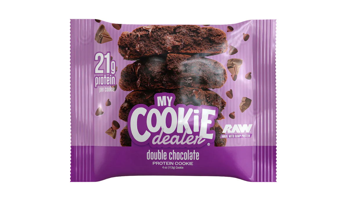 Raw My Cookie Dealer 113 g 12 Paquete Double Chocolate
