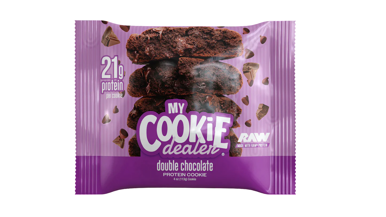 Raw My Cookie Dealer 113 g 12 Paquete Double Chocolate