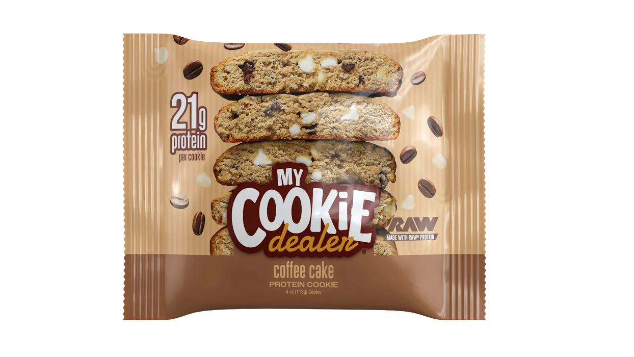 Raw My Cookie Dealer 113 g 12 Paquete Coffee Cake