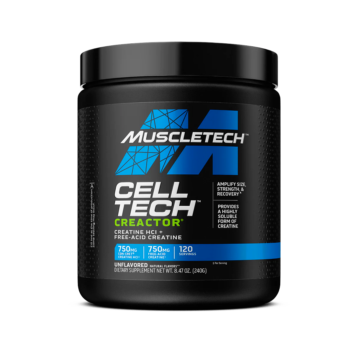 Muscle Tech Creactor 120 Porciones sin Sabor