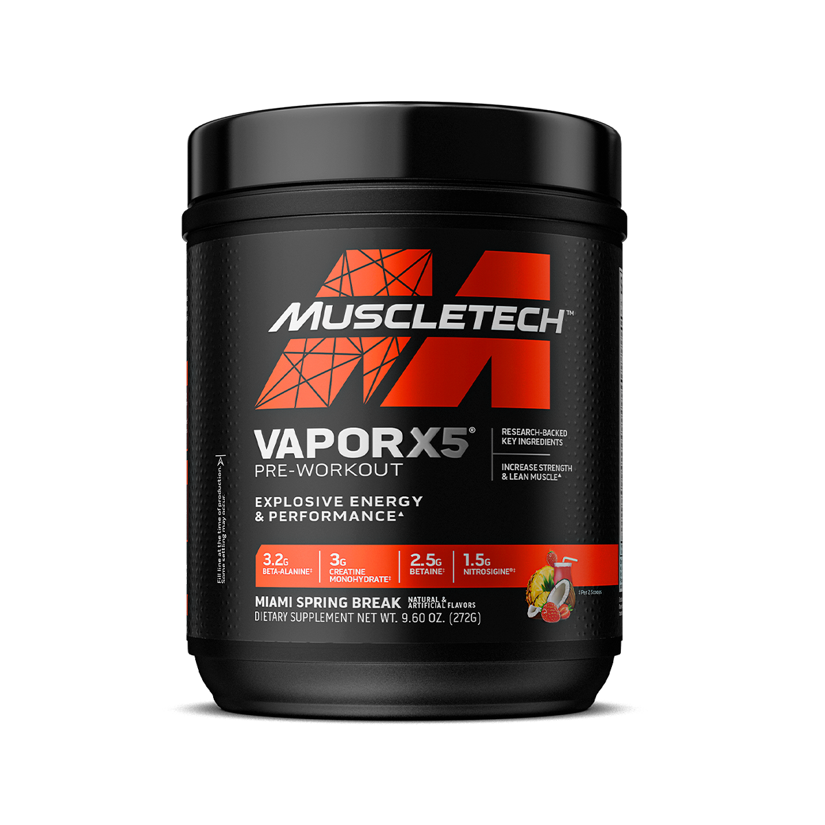 Muscle Tech Vapor X5 30 Porciones Miami Spring Break