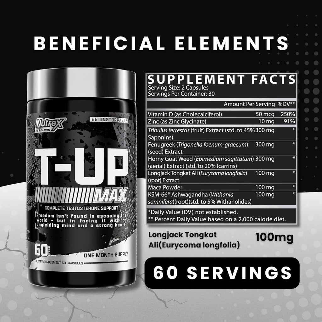 Nutrex Research T Up Max 60 Cápsulas