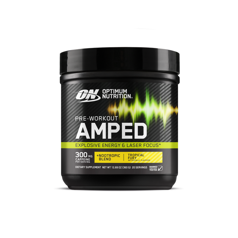 Optimum Nutrition Pre - Entreno Amped 20 Porciones Tropical Fury
