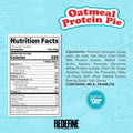 Redefine Oatmeal Protein Pie 8 Unidades Box Peanut Butter