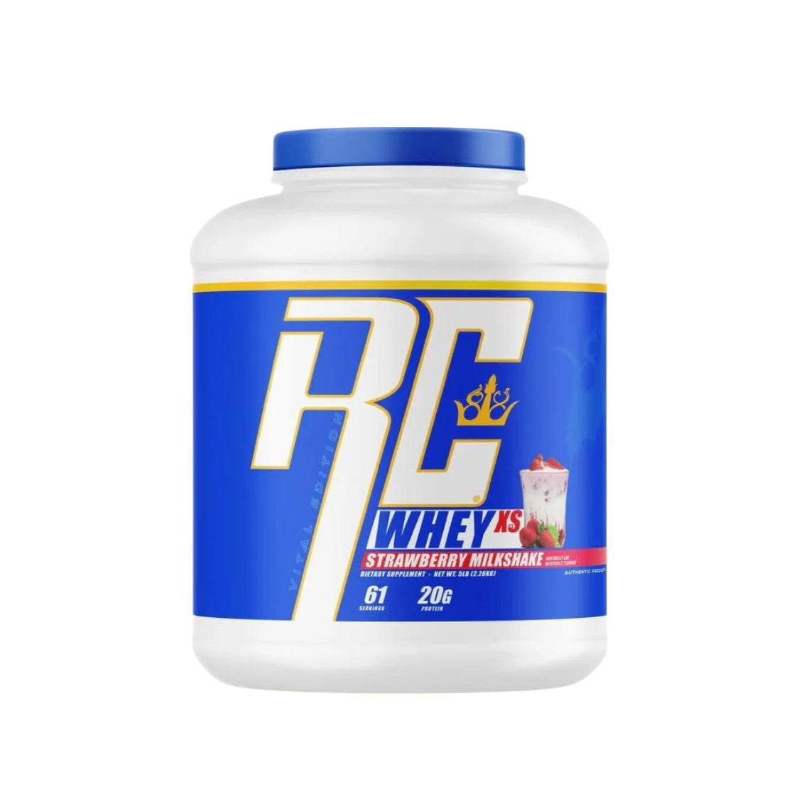Ronnie Whey Xs Bote 5 Libras Strawberry Milkshake 11