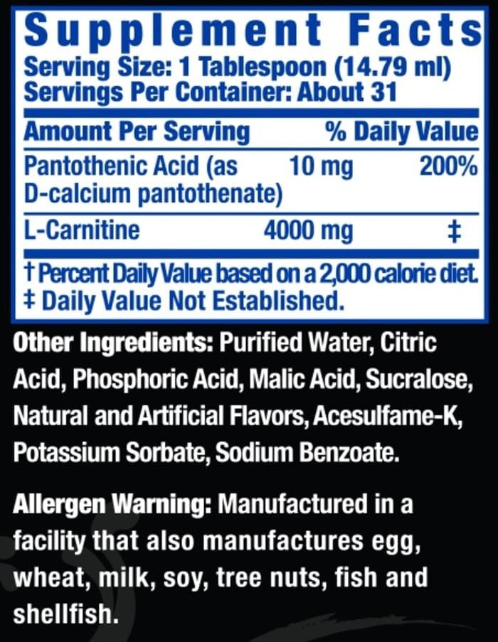 Ronnie L Carnitine 4000 16 Onzas Orange Creamscicle