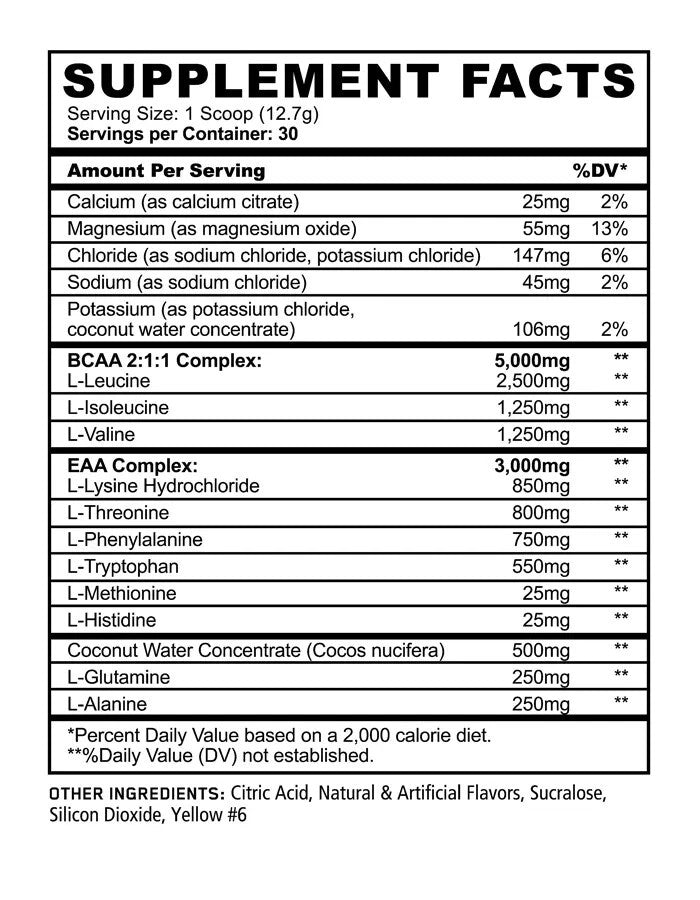 Panda Aminos BCAA EAA Hydration 30 Porciones Peach Mango