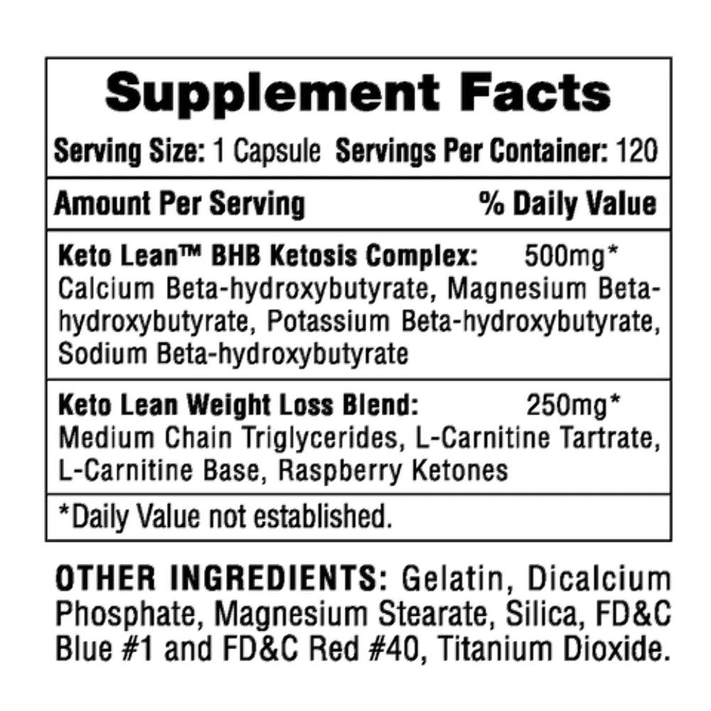 High Tech Pharma Keto Lean 120 Cápsulas