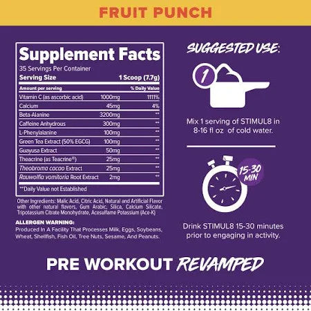 Finaflex Stimul8 35 Porciones Fruit Punch