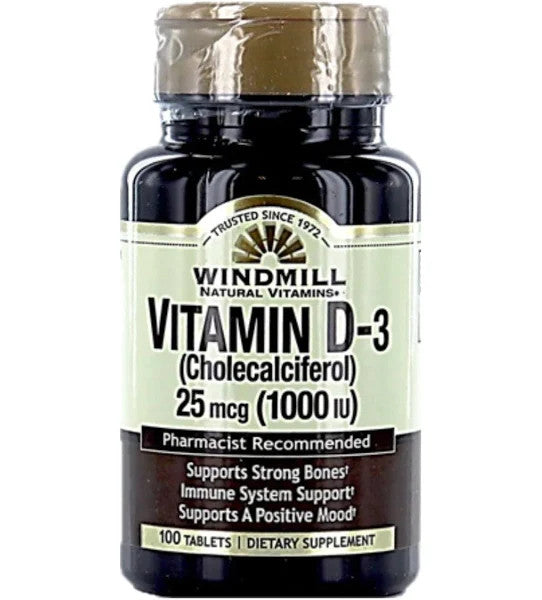 Whp D3 1000 Iu 25 Mcg 100 Tabletas