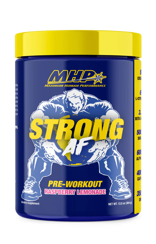Mhp Strong Af Pre - Entreno 40 Porciones Raspberry Lemonade