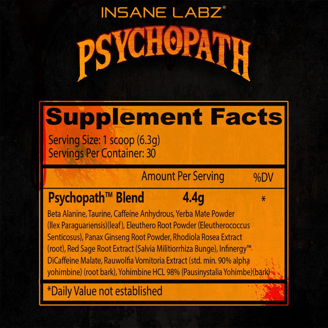 Insane Labz Psychopath 30 Porciones Watermelon