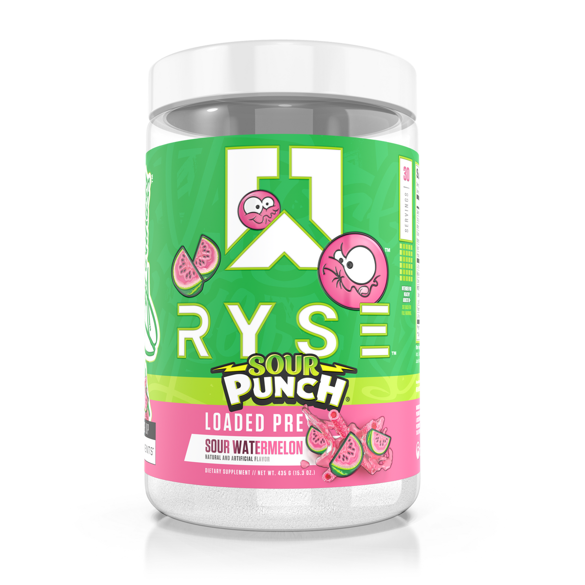 Ryse Loaded Pre - Entreno 30 Porciones Sour Punch Watermelon