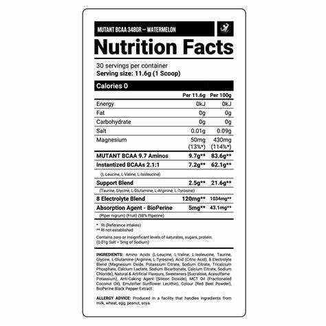 Mutant BCAA 30 Porciones Watermelon