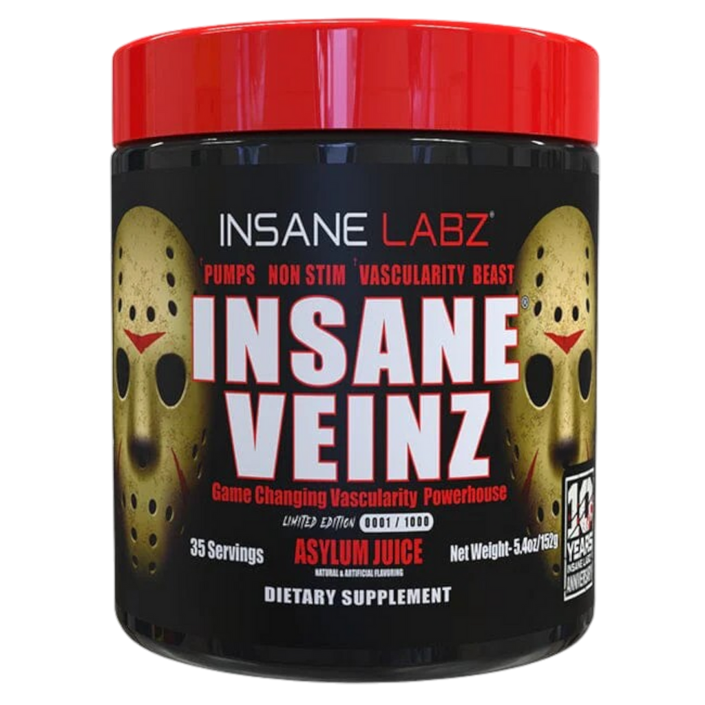 Insane Labz Insane Veinz 35 Porciones Asylum Juice